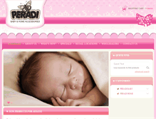 Tablet Screenshot of peradibaby.com